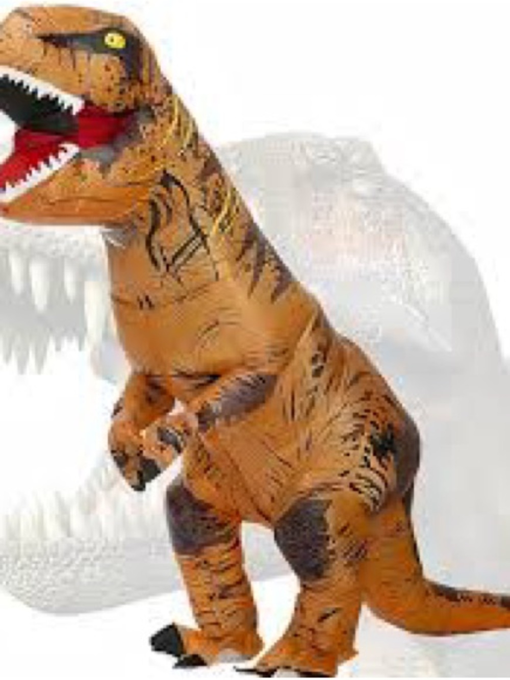 Rubie's Orange and Black Inflatable T-Rex Costume